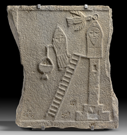 9/63 Relief mit Symeon Stylite