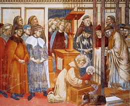 ST Francis and the creche